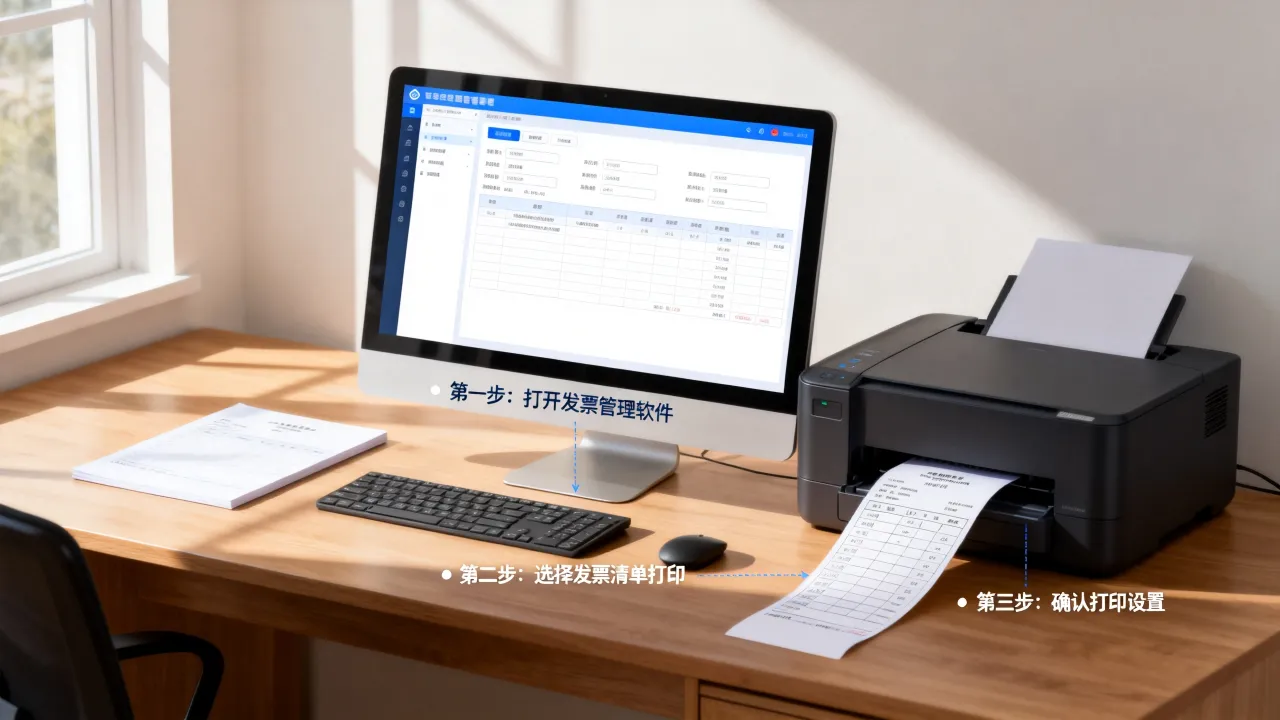 如何打印发票清单?发票清单打印详细流程是什么-图3 如何打印发票清单?发票清单打印详细流程是什么-图3