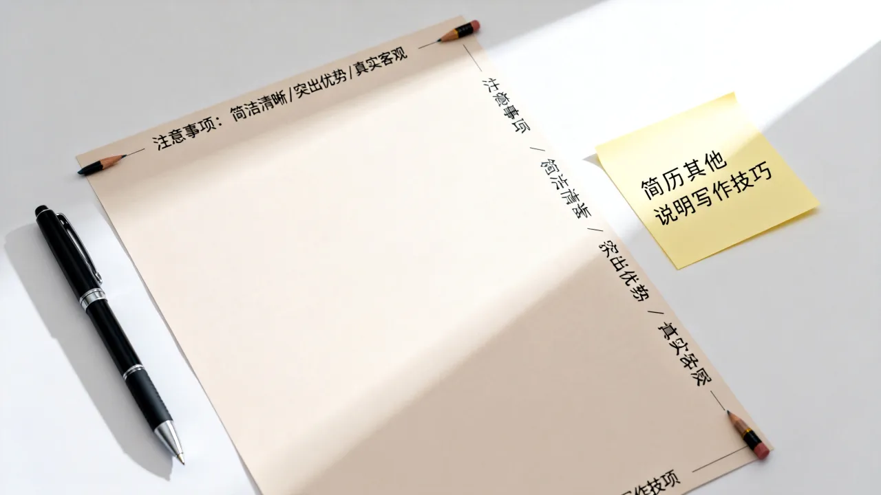 简历中其他说明怎么写,有哪些写作技巧和注意事项?-图3 简历中其他说明怎么写,有哪些写作技巧和注意事项?-图3