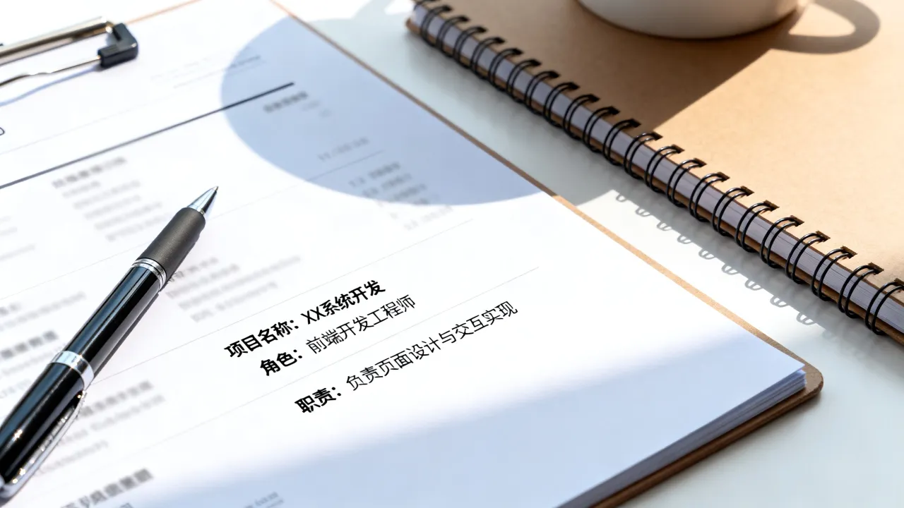 简历中项目角色怎么写，简历项目角色填写范例模板-图3
