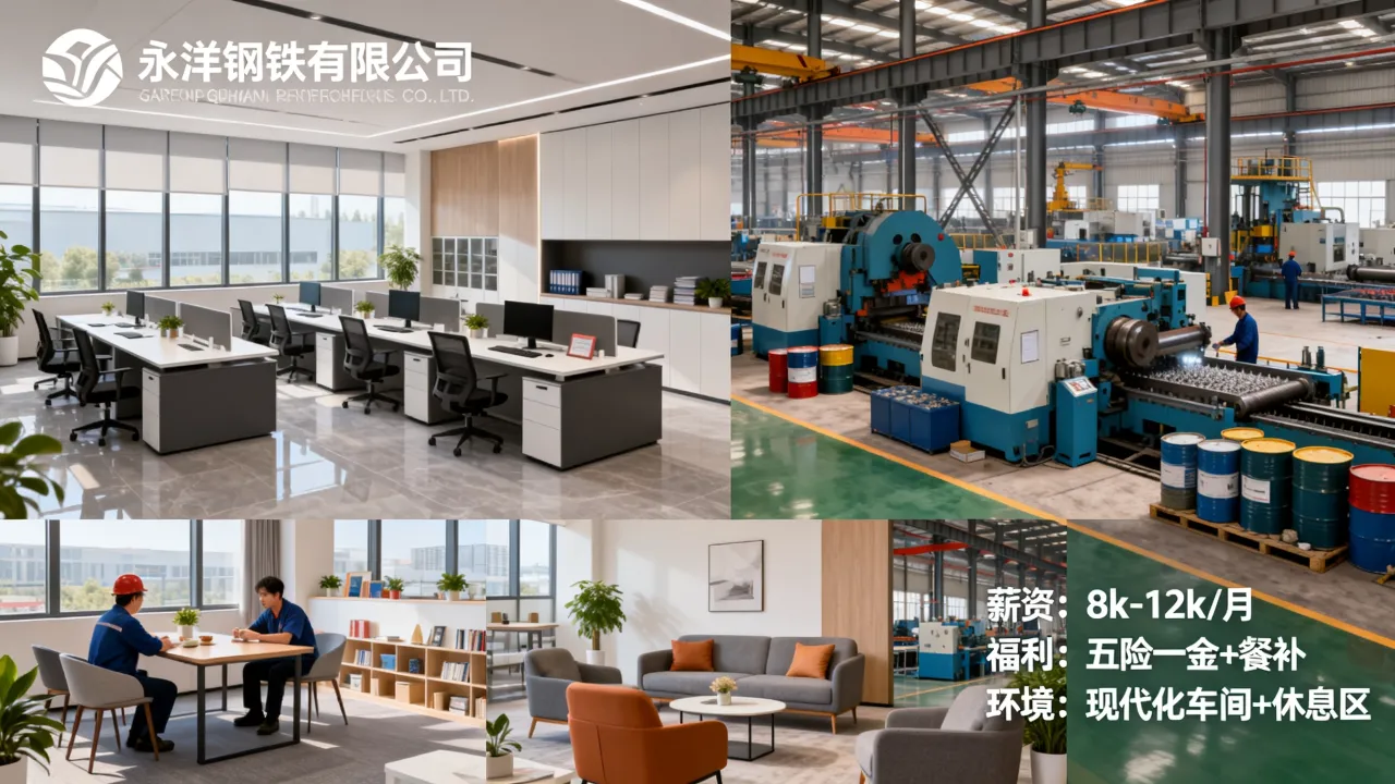 永洋钢铁有限公司招聘待遇怎么样,工作环境好吗-图2 永洋钢铁有限公司招聘待遇怎么样,工作环境好吗-图2