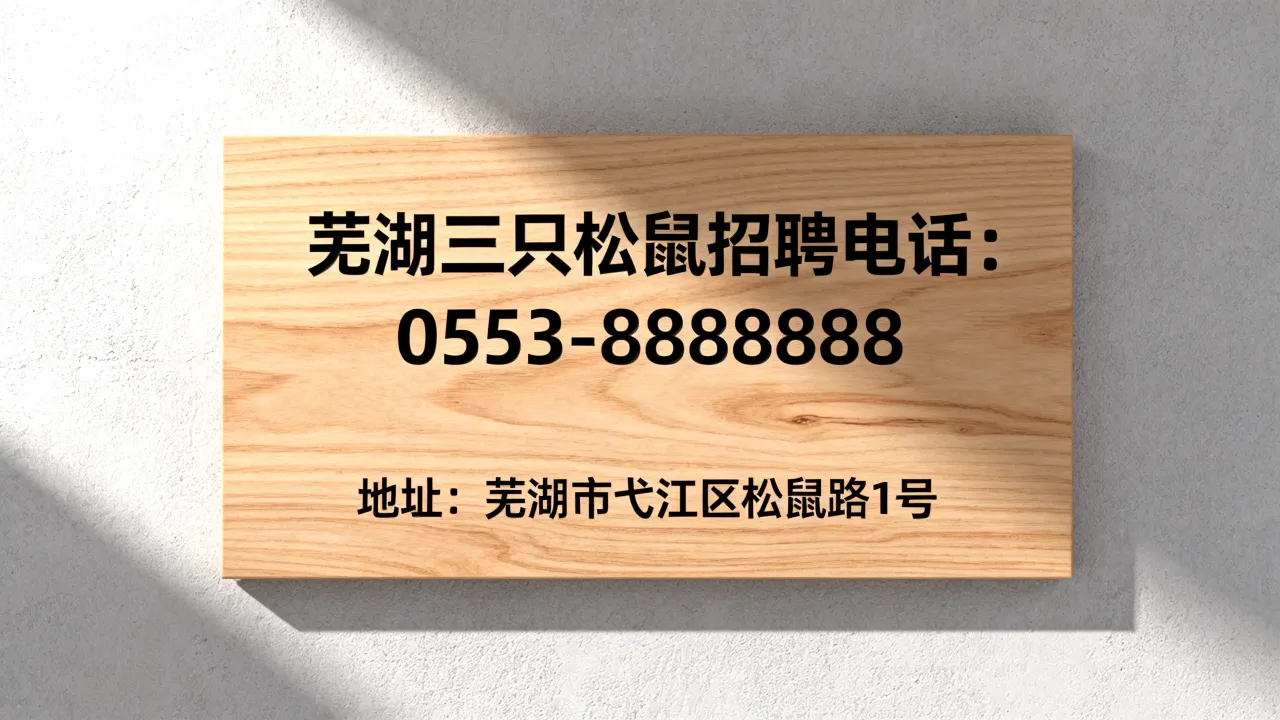芜湖三只松鼠招聘电话是多少?三只松鼠芜湖招聘电话在哪