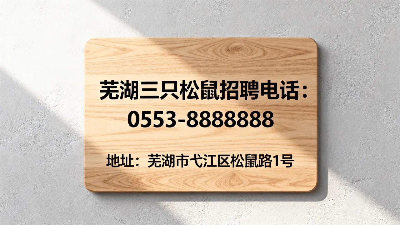 芜湖三只松鼠招聘电话是多少?三只松鼠芜湖招聘电话在哪-图2 芜湖三只松鼠招聘电话是多少?三只松鼠芜湖招聘电话在哪-图2