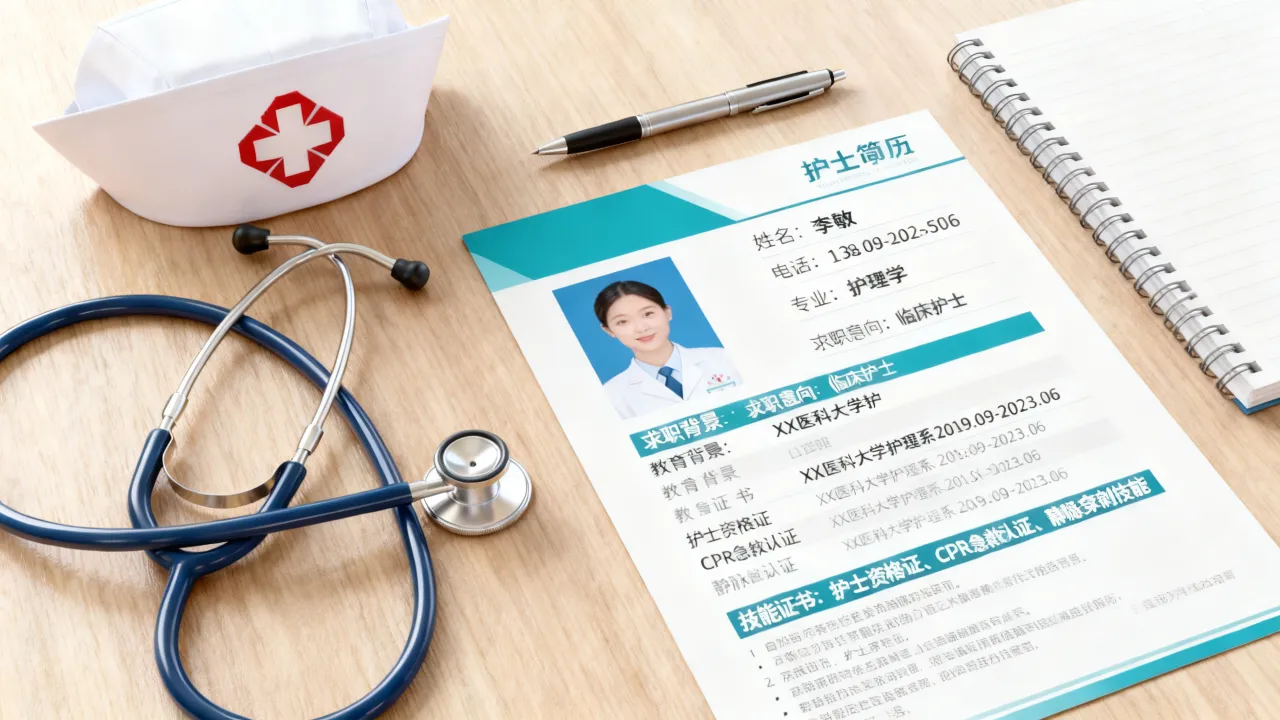护士求职简历怎么做?护理专业简历怎样写才吸引人?-图1 护士求职简历怎么做?护理专业简历怎样写才吸引人?-图1