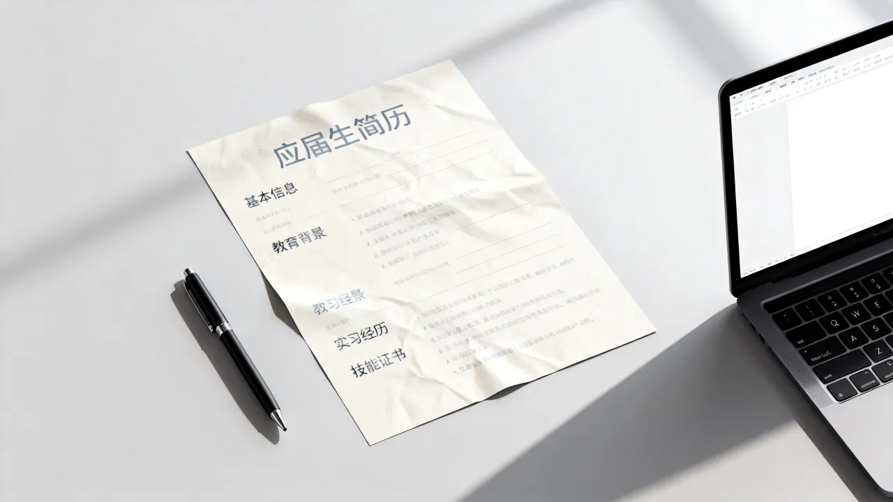 自己简历怎么做啊,应届生没经验简历怎么写更受青睐