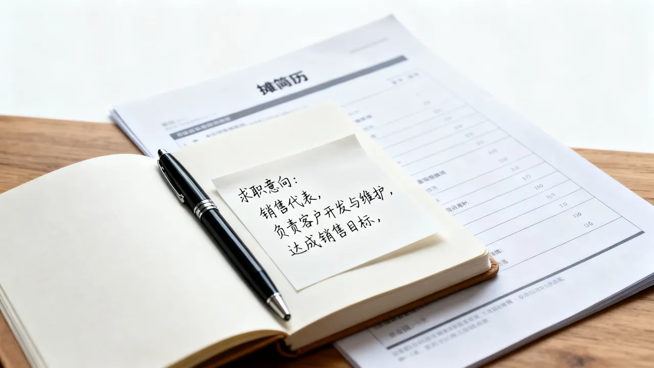 做销售求职意向怎么写，销售求职意向范文模板有哪些？-图2