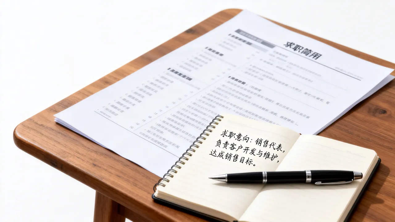 做销售求职意向怎么写，销售求职意向范文模板有哪些？-图3