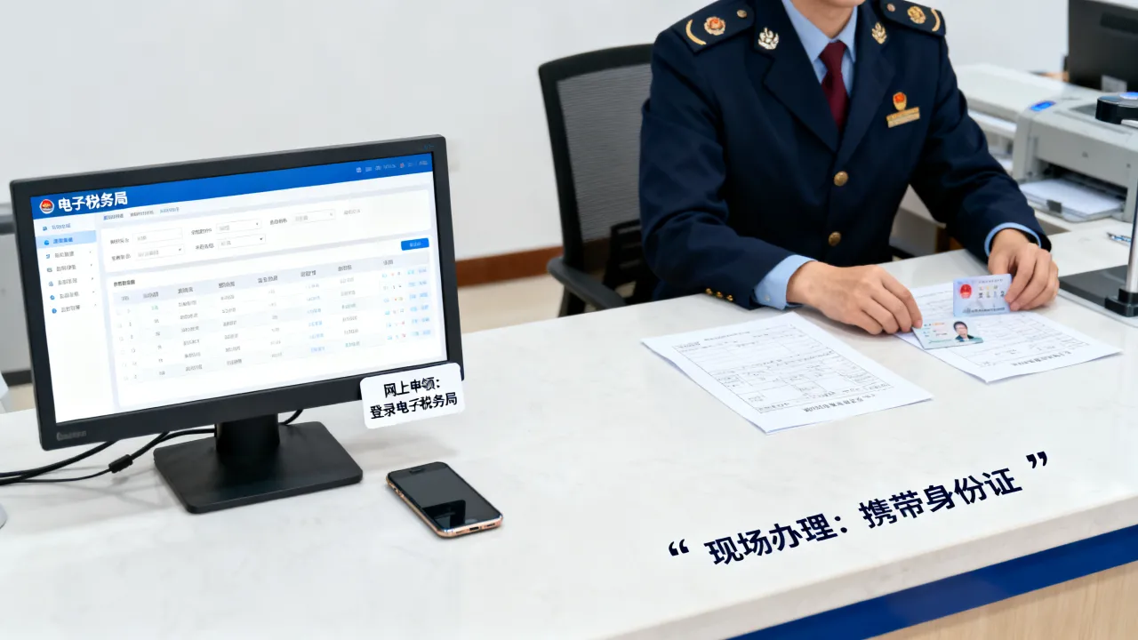 如何去税务领发票?网上申领和现场办理流程有什么区别?-图1 如何去税务领发票?网上申领和现场办理流程有什么区别?-图1