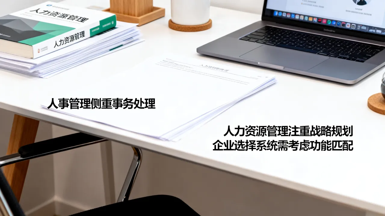 人事管理和人力资源有什么区别?,企业如何选择人事管理系统?