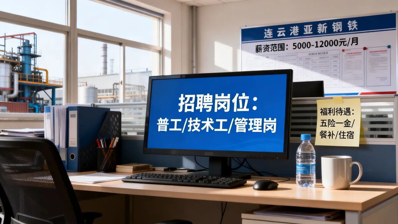 连云港亚新钢铁招聘待遇怎么样？工资多少钱一个月