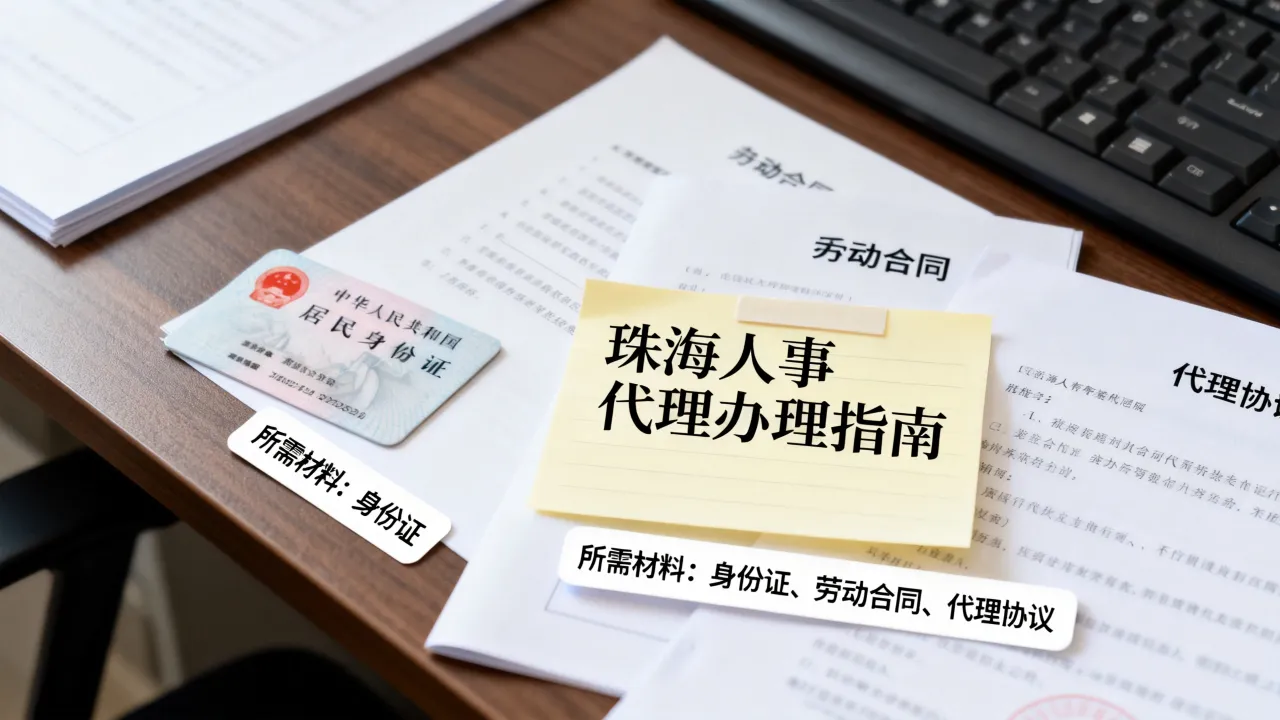珠海人事代理怎么办理?需要什么材料和费用-图1 珠海人事代理怎么办理?需要什么材料和费用-图1