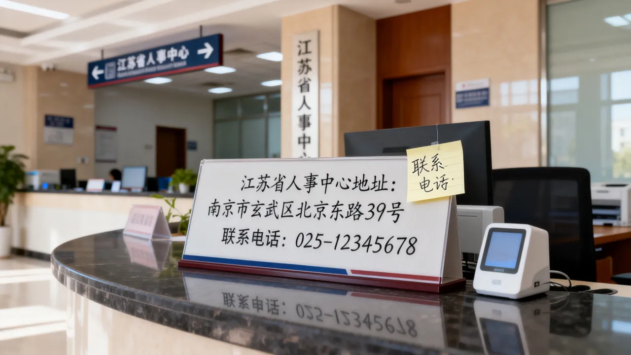 江苏省人事中心在哪里，怎么联系？