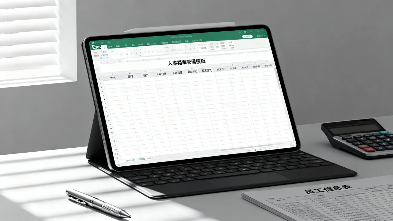 Excel人事档案怎么做？人事档案表格模板，Excel人事档案管理教程