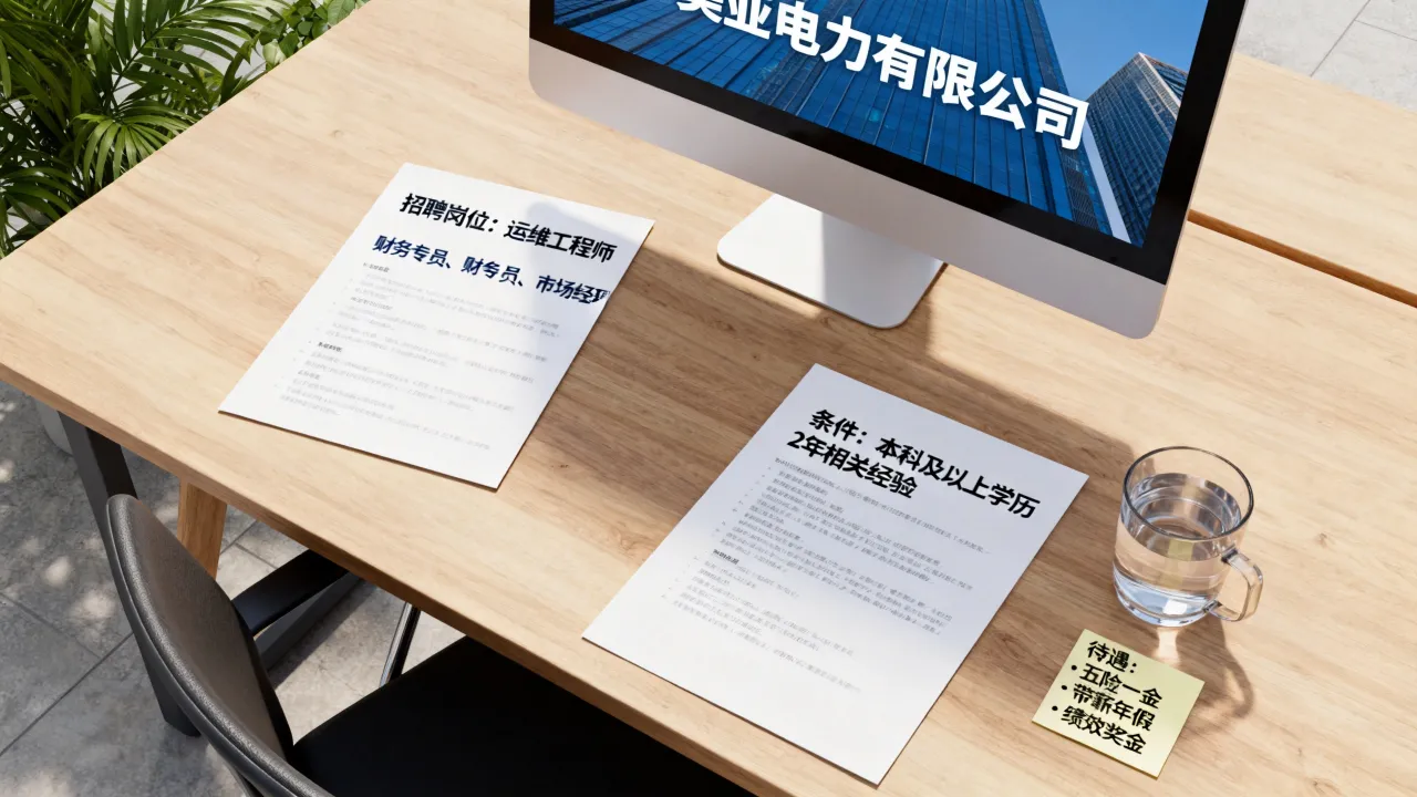 美亚电力有限公司招聘什么岗位,美亚电力招聘条件及待遇怎么样?-图1 美亚电力有限公司招聘什么岗位,美亚电力招聘条件及待遇怎么样?-图1