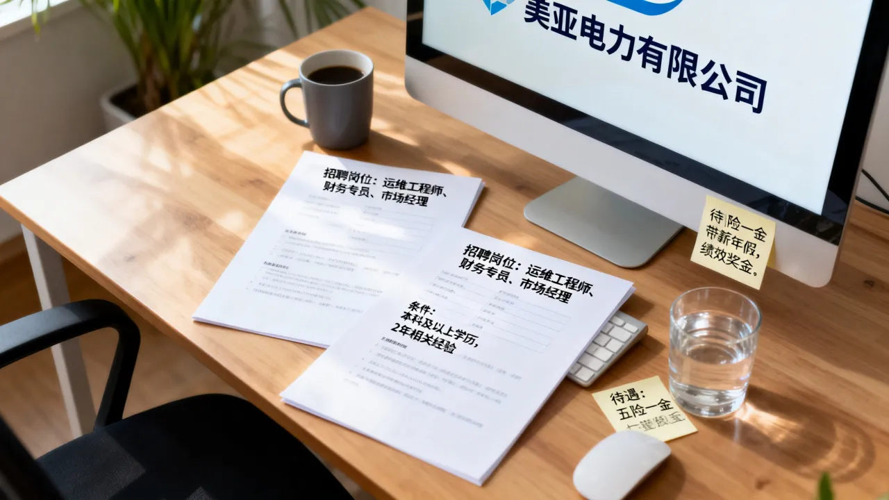 美亚电力有限公司招聘什么岗位,美亚电力招聘条件及待遇怎么样?-图3 美亚电力有限公司招聘什么岗位,美亚电力招聘条件及待遇怎么样?-图3