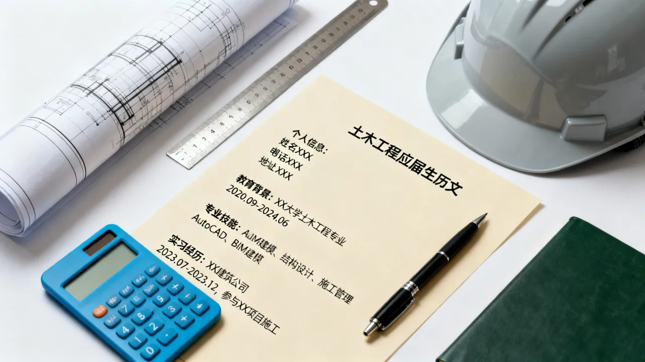 土木工程简历怎么写,土木工程应届生简历范文模板有哪些-图2 土木工程简历怎么写,土木工程应届生简历范文模板有哪些-图2