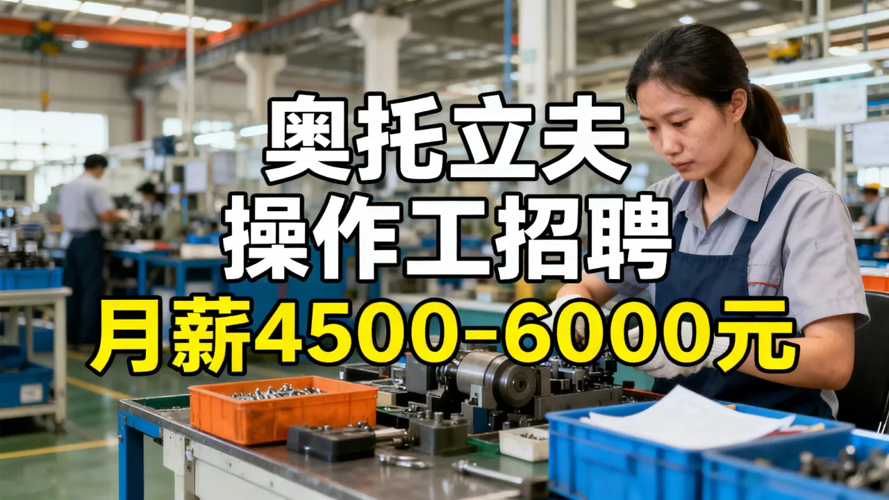 南通奥托立夫招聘信息靠谱吗，操作工月薪多少？-图1