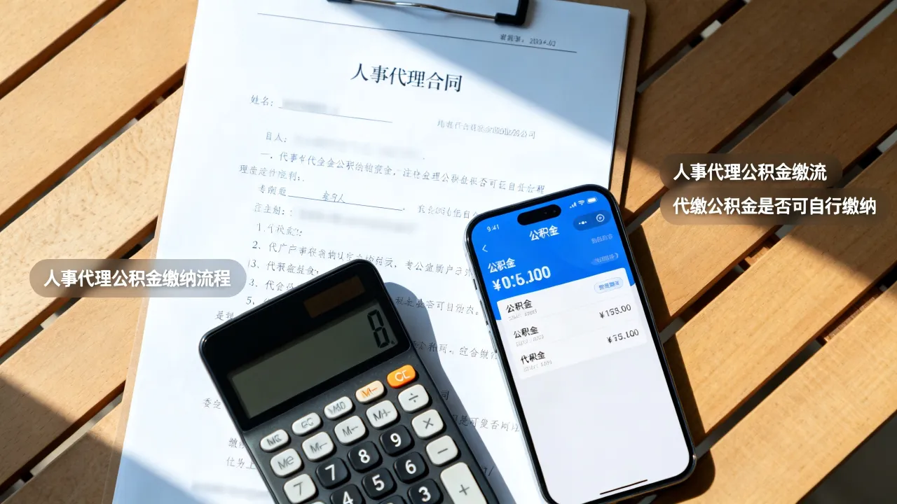 人事代理的公积金怎么交？，代缴公积金能自己交吗