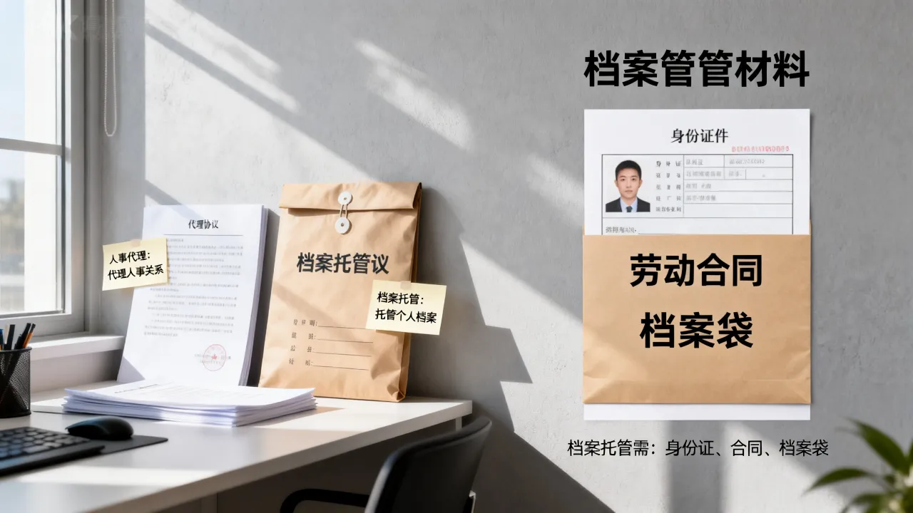 人事代理与档案托管有什么区别,档案托管需要什么材料
