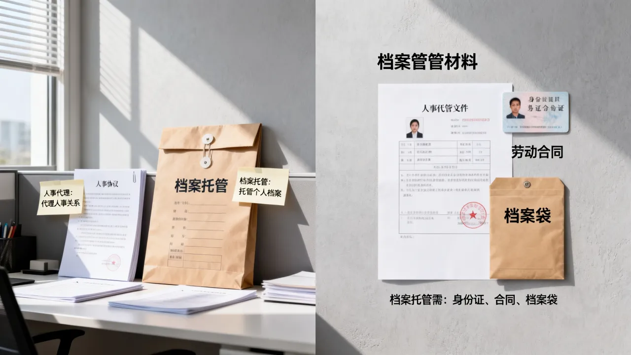 人事代理与档案托管有什么区别,档案托管需要什么材料-图3 人事代理与档案托管有什么区别,档案托管需要什么材料-图3