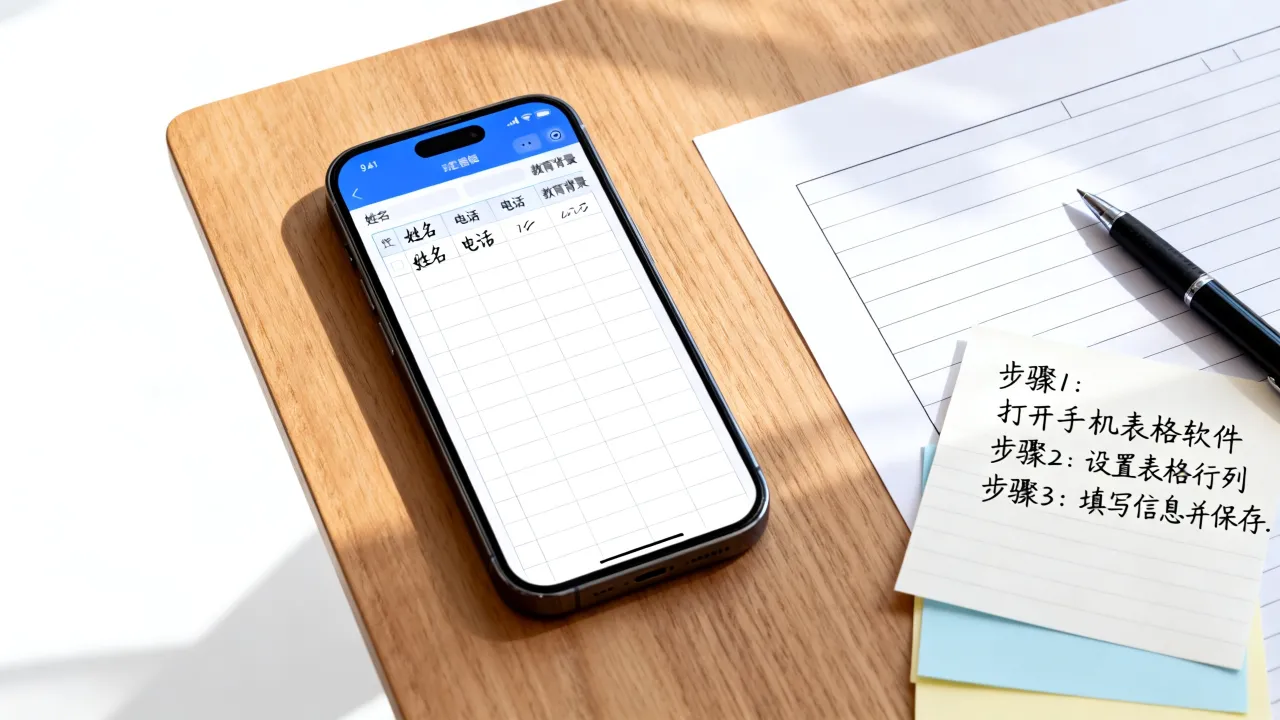 个人简历怎么做表格?怎么用手机制作简历表格?-图1 个人简历怎么做表格?怎么用手机制作简历表格?-图1