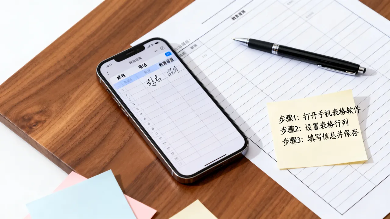 个人简历怎么做表格?怎么用手机制作简历表格?-图2 个人简历怎么做表格?怎么用手机制作简历表格?-图2