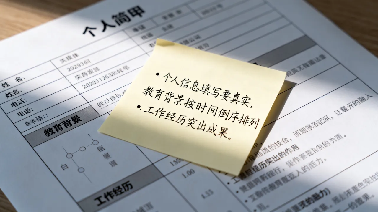 表格中个人简历怎么填，个人简历表格填写技巧有哪些-图3