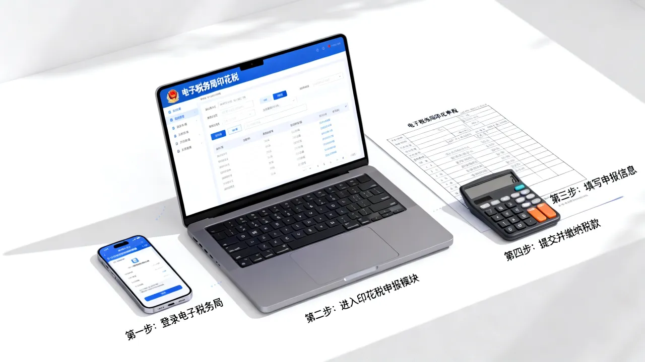 印花税如何网上申报,电子税务局印花税申报流程是什么?-图2 印花税如何网上申报,电子税务局印花税申报流程是什么?-图2