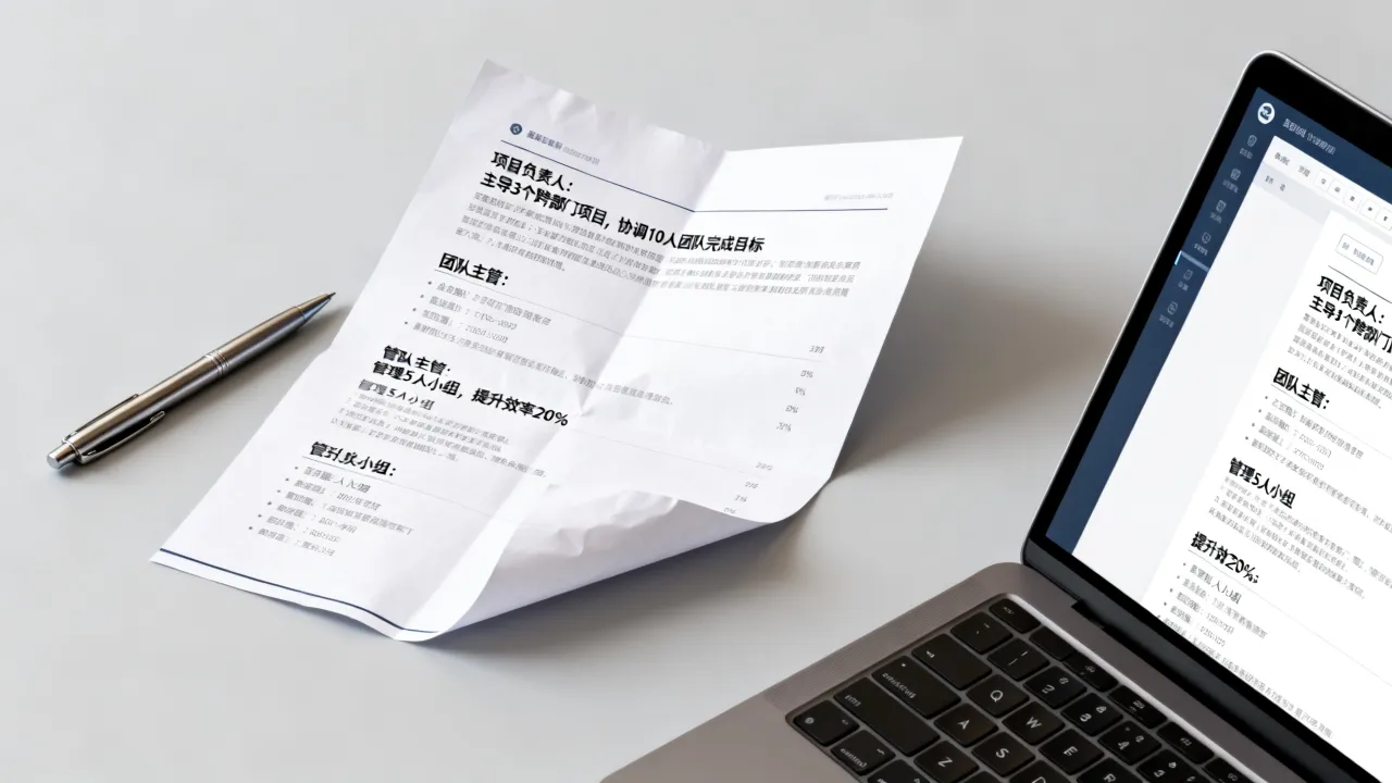 简历中担任职务怎么写,怎么写才能让HR一眼看到重点?-图2 简历中担任职务怎么写,怎么写才能让HR一眼看到重点?-图2