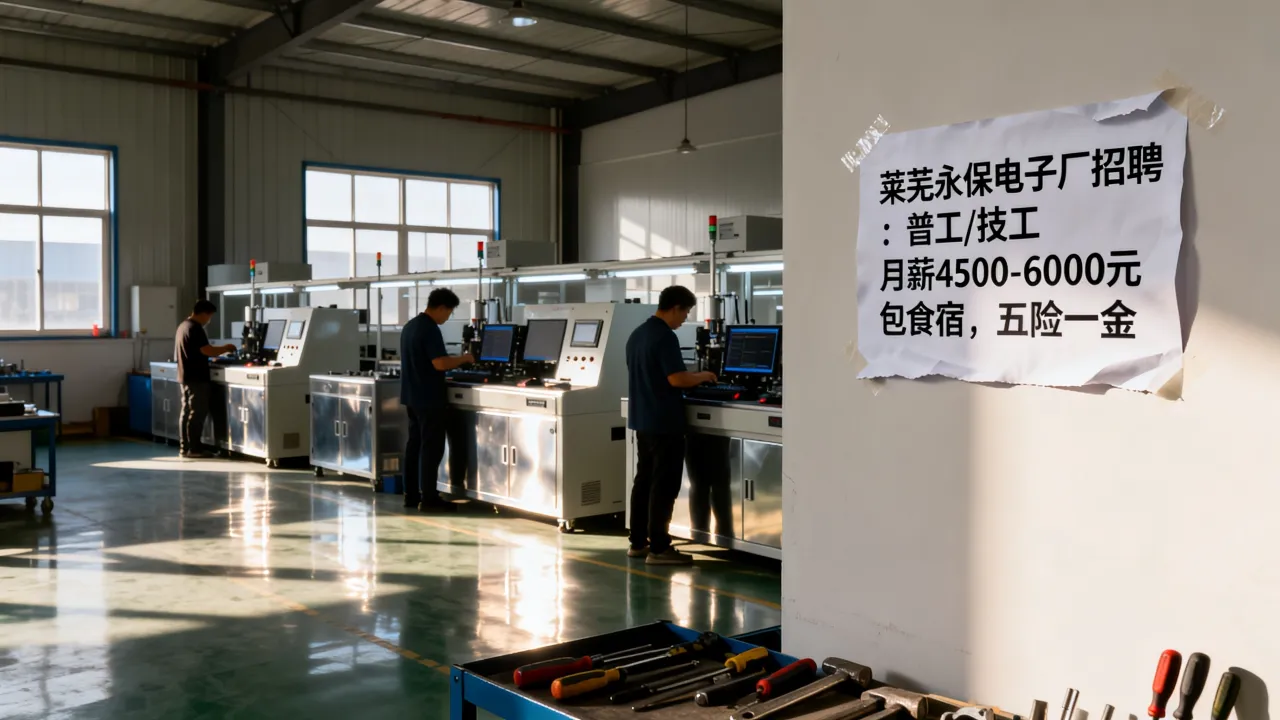 莱芜永保电子厂最新招聘信息有哪些,永保电子厂招工工资待遇怎么样-图1 莱芜永保电子厂最新招聘信息有哪些,永保电子厂招工工资待遇怎么样-图1