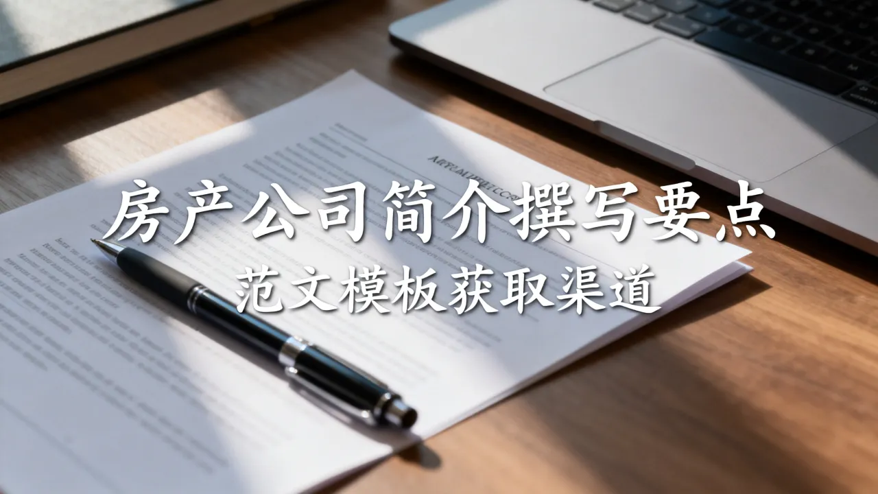 房产公司简介怎么写，房产公司简介范文模板哪里找？-图2