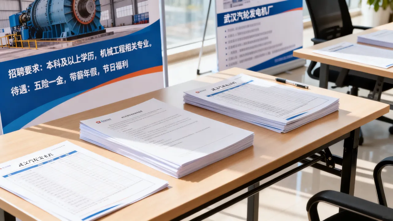 武汉汽轮发电机厂招聘待遇怎么样,有哪些要求?-图1 武汉汽轮发电机厂招聘待遇怎么样,有哪些要求?-图1