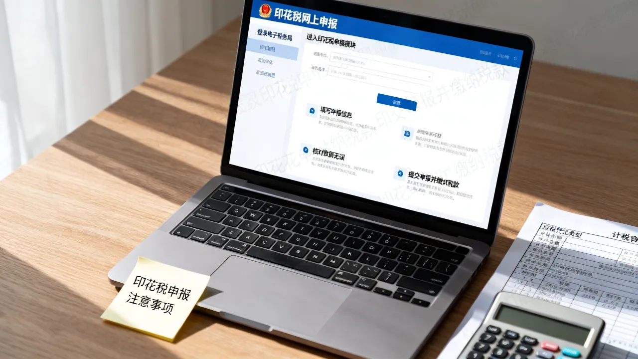 如何网上申报印花税?印花税网上申报流程及步骤是什么?