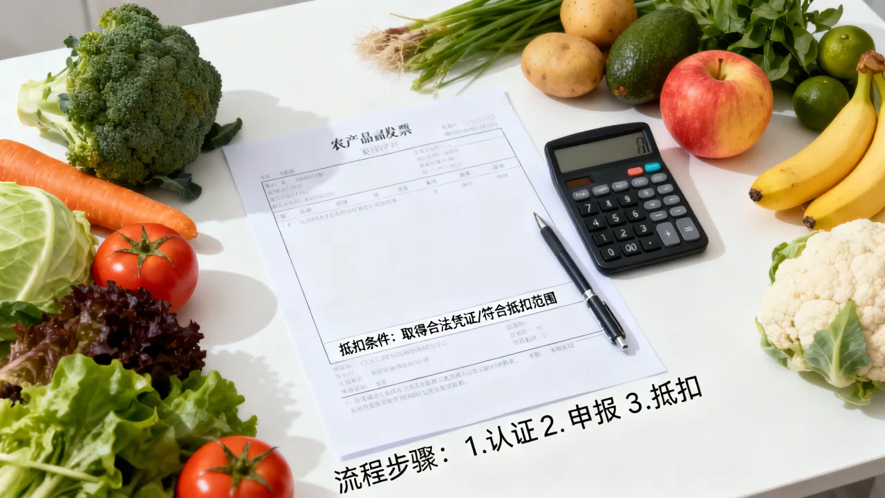 农产品发票如何抵扣,进项税抵扣流程及条件是什么-图3 农产品发票如何抵扣,进项税抵扣流程及条件是什么-图3