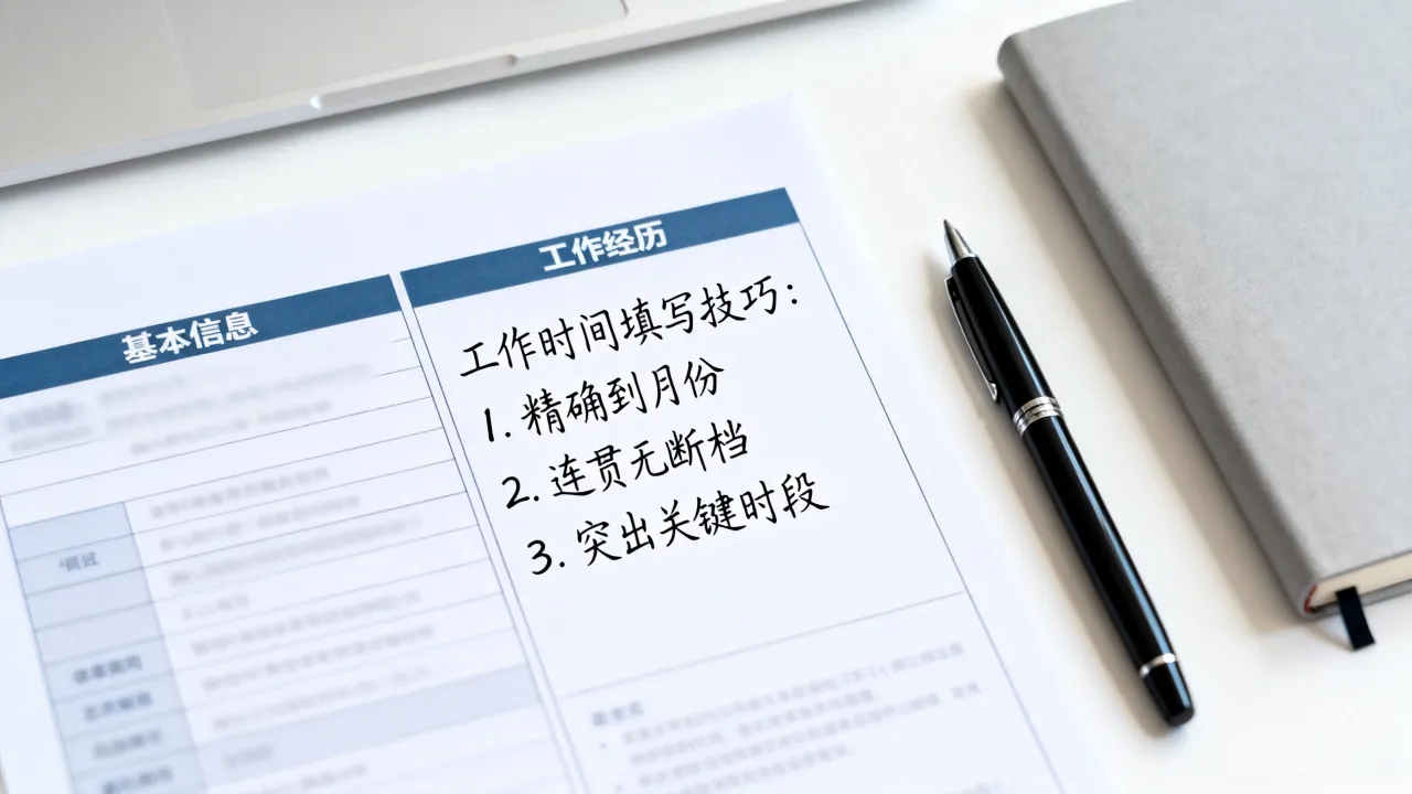 简历上工作时间怎么写,填写简历工作经历时间有什么技巧?-图1 简历上工作时间怎么写,填写简历工作经历时间有什么技巧?-图1