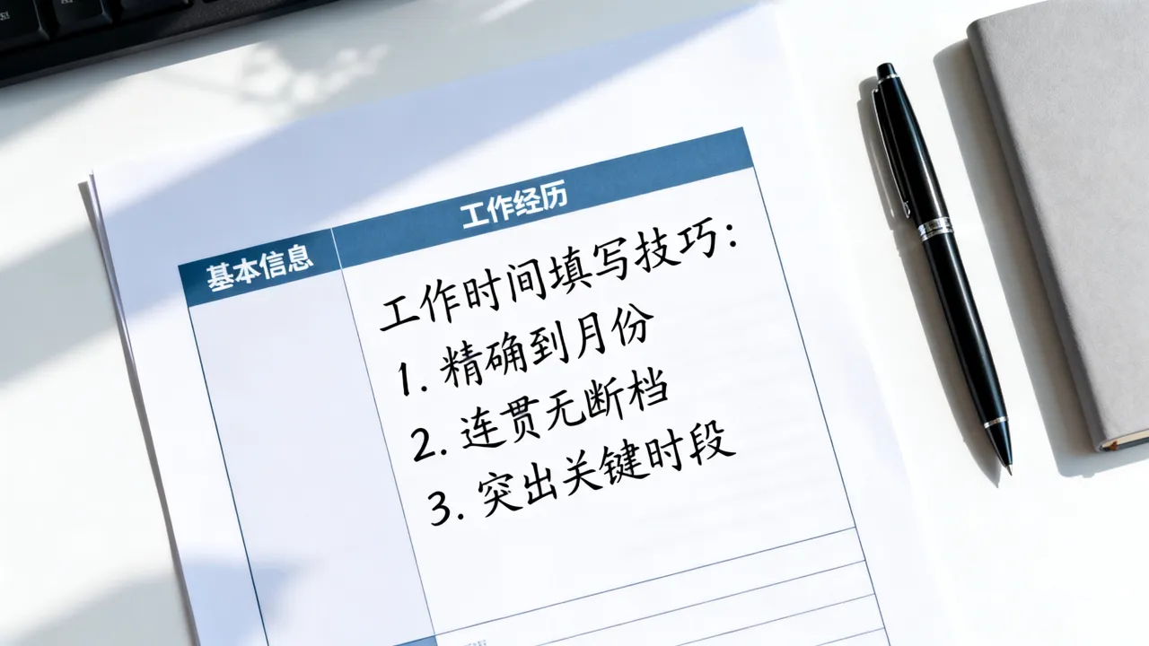 简历上工作时间怎么写,填写简历工作经历时间有什么技巧?-图3 简历上工作时间怎么写,填写简历工作经历时间有什么技巧?-图3