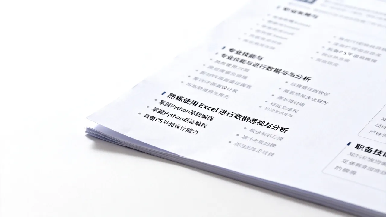 简历中职业技能怎么写,专业技能如何描述才能打动HR?-图2 简历中职业技能怎么写,专业技能如何描述才能打动HR?-图2