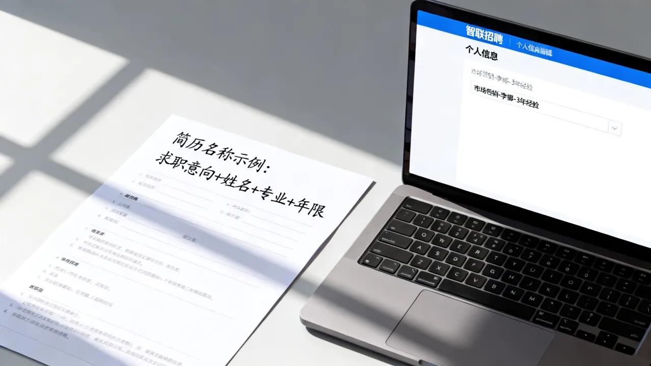 智联上简历名称怎么写,智联招聘简历名称怎么填才能吸引HR?-图1 智联上简历名称怎么写,智联招聘简历名称怎么填才能吸引HR?-图1