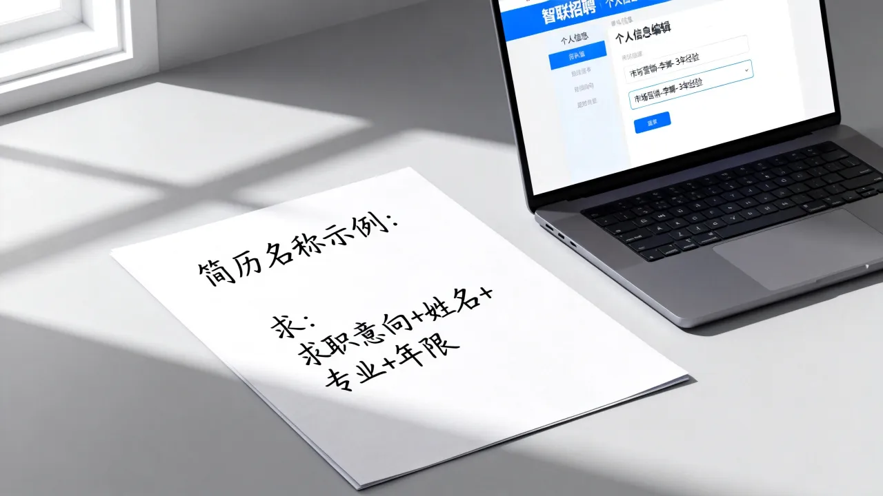 智联上简历名称怎么写,智联招聘简历名称怎么填才能吸引HR?-图3 智联上简历名称怎么写,智联招聘简历名称怎么填才能吸引HR?-图3