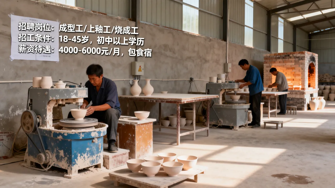 长葛市瓷厂招聘信息有哪些,长葛瓷厂招工条件薪资待遇怎么样?-图1 长葛市瓷厂招聘信息有哪些,长葛瓷厂招工条件薪资待遇怎么样?-图1
