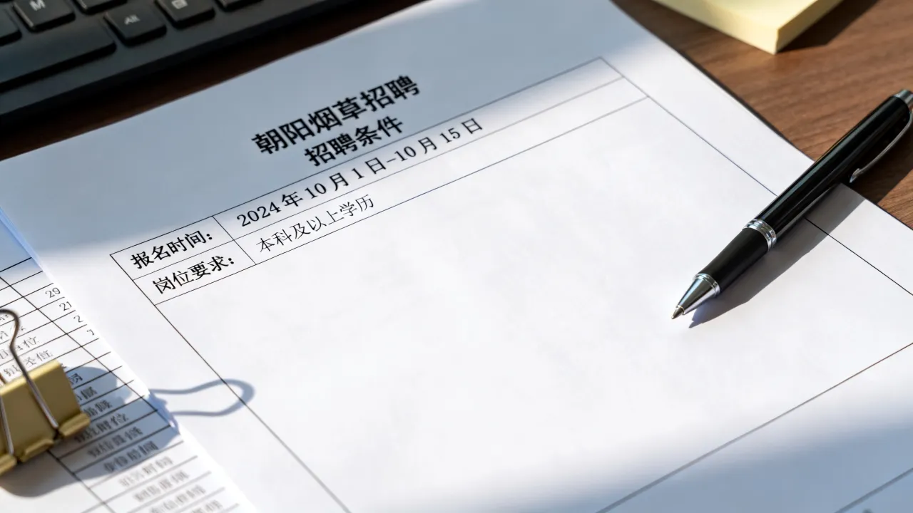 朝阳烟草招聘条件有哪些,朝阳烟草招聘公告最新-图1 朝阳烟草招聘条件有哪些,朝阳烟草招聘公告最新-图1