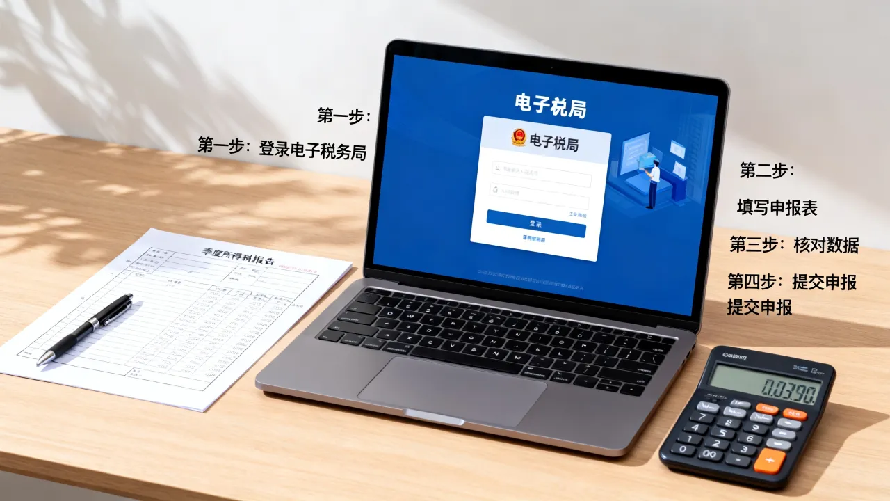 季度所得税申报如何报,具体操作步骤是什么-图3 季度所得税申报如何报,具体操作步骤是什么-图3