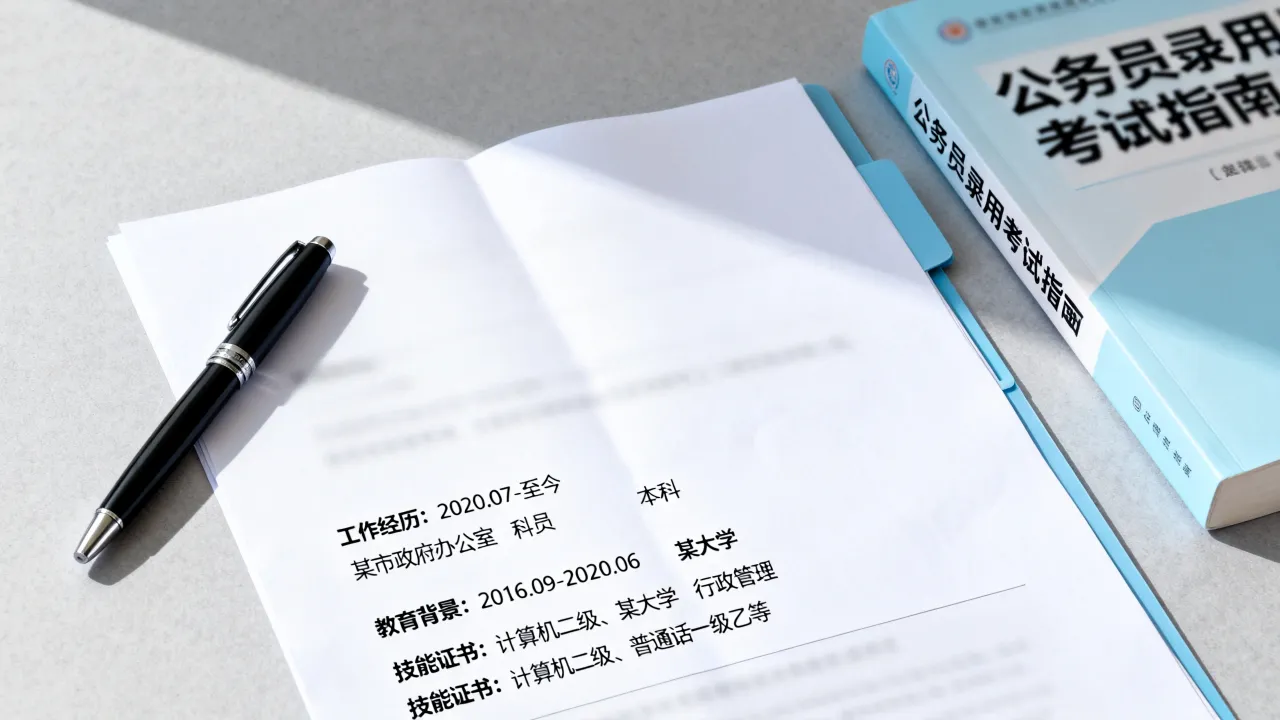 公务员主要简历怎么写,公务员简历个人主要经历怎么写-图2 公务员主要简历怎么写,公务员简历个人主要经历怎么写-图2