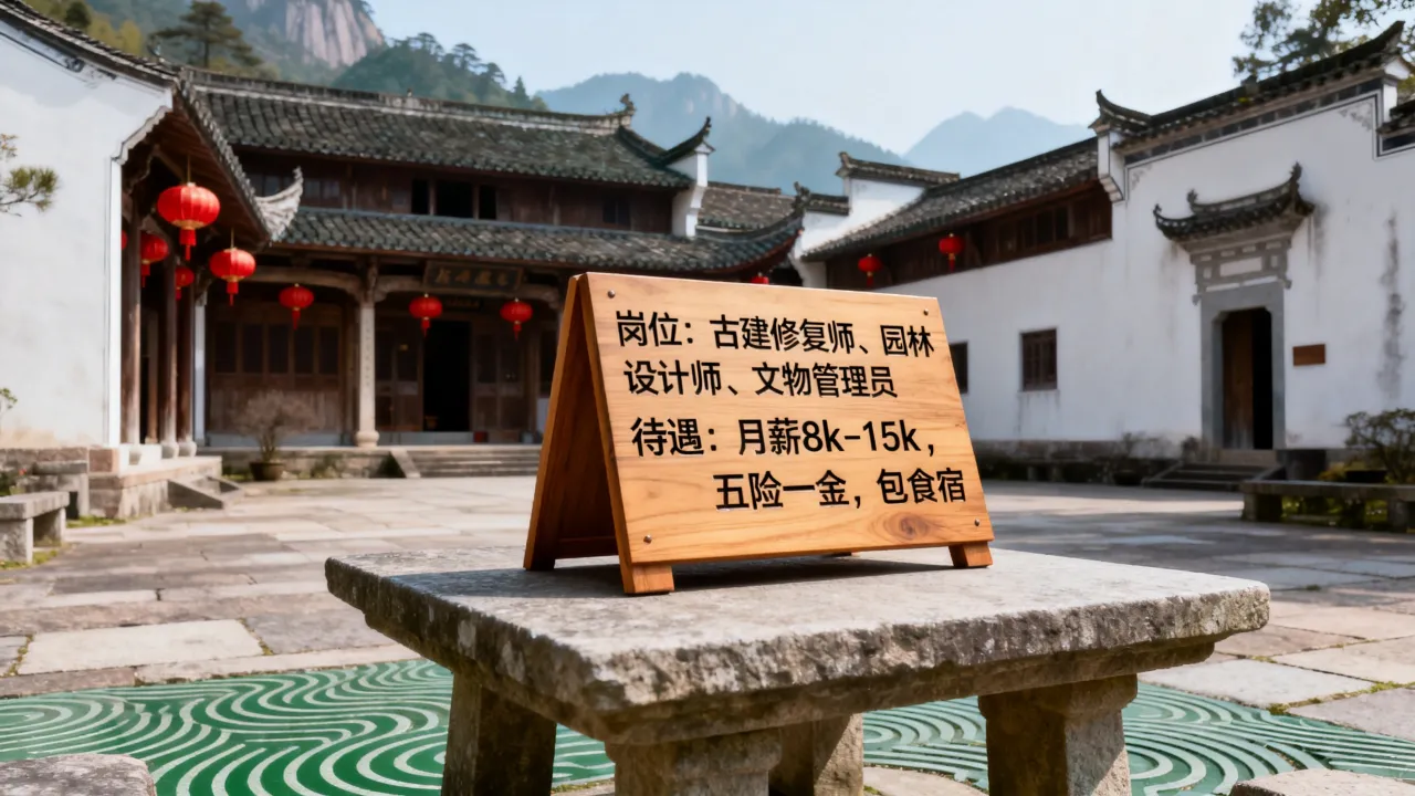 黄山古建招聘有哪些岗位?,黄山古建招聘待遇怎么样