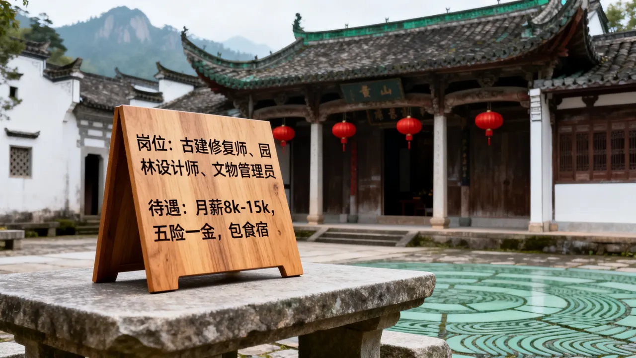 黄山古建招聘有哪些岗位?,黄山古建招聘待遇怎么样-图3 黄山古建招聘有哪些岗位?,黄山古建招聘待遇怎么样-图3