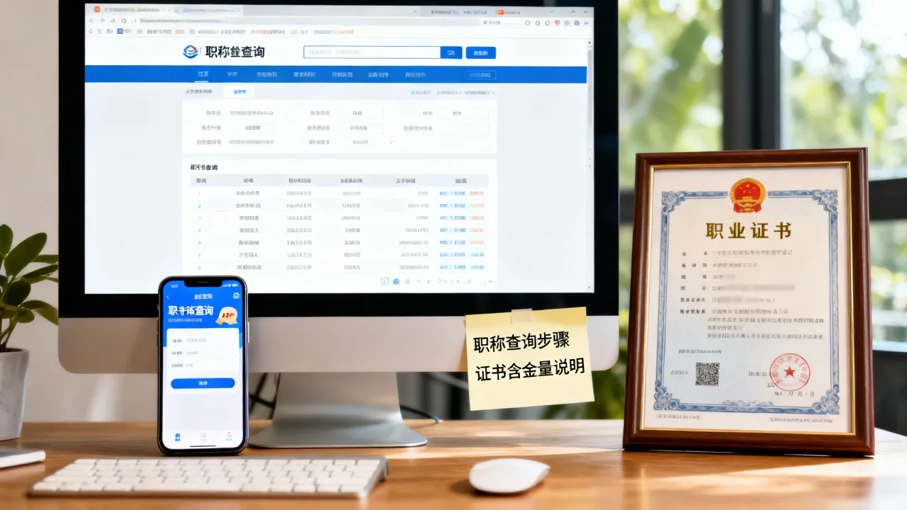 国家人事职称怎么查询,证书含金量高不高值得考吗
