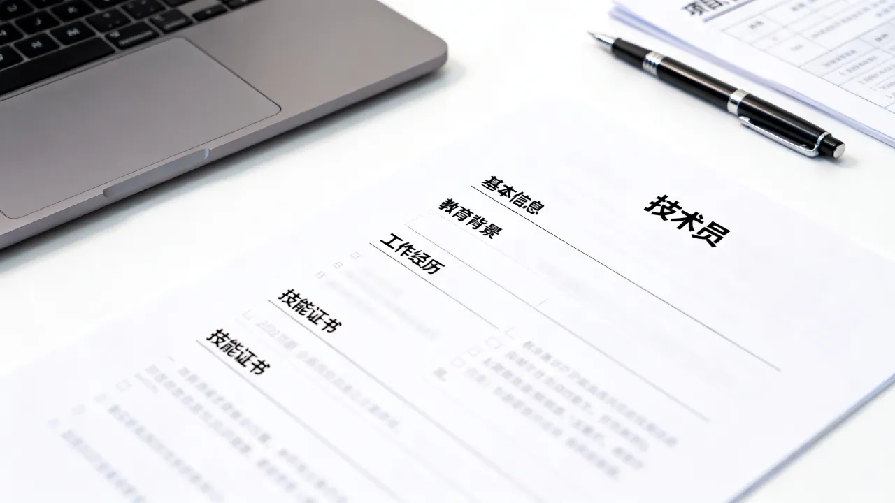 应聘技术员简历怎么写，技术员简历模板范文及撰写技巧有哪些-图3
