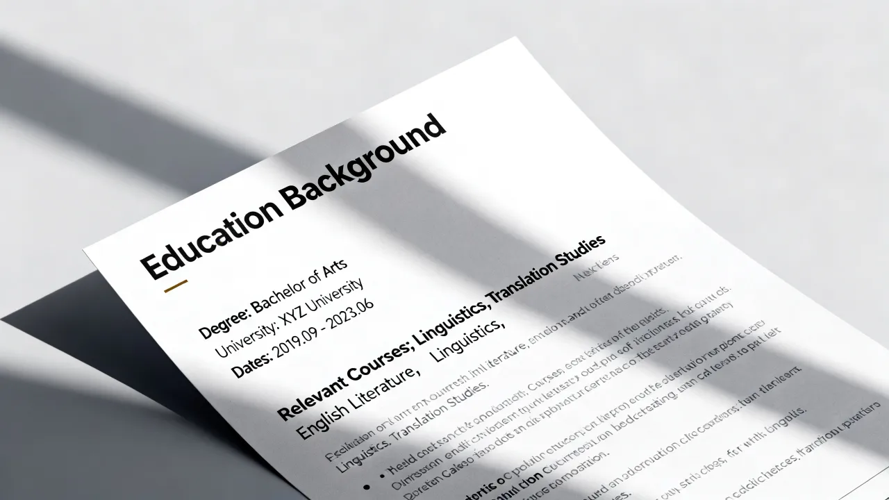 英文简历中学历怎么写,英文简历教育背景怎么写-图2 英文简历中学历怎么写,英文简历教育背景怎么写-图2