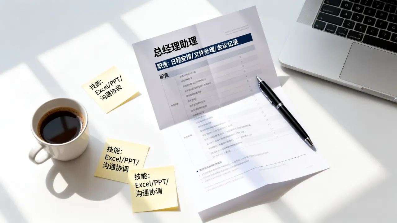 总经理助理简历怎么写,总经理助理简历范文模板及自我评价怎么写