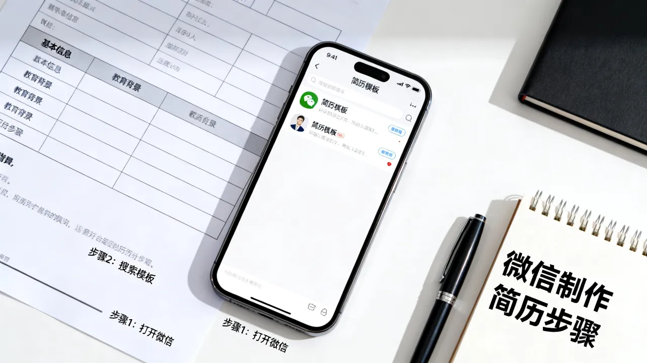 用微信怎么做简历模板,有哪些简单高效的操作方法?