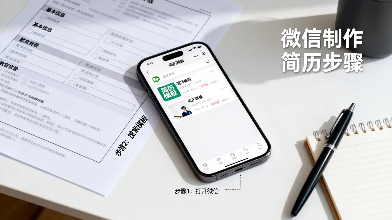 用微信怎么做简历模板,有哪些简单高效的操作方法?-图2 用微信怎么做简历模板,有哪些简单高效的操作方法?-图2